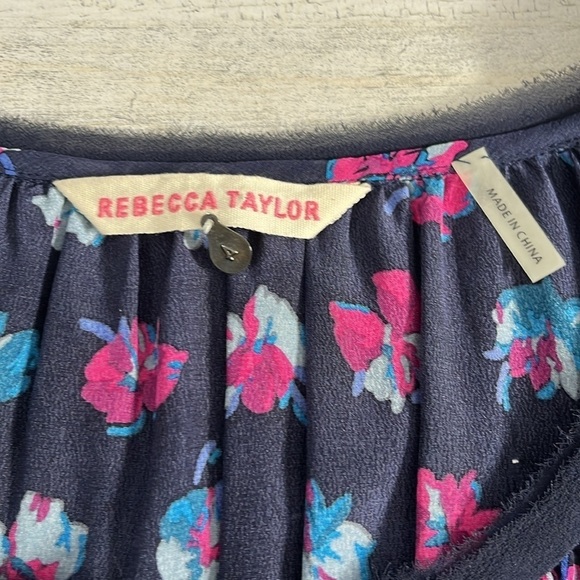 Rebecca Taylor Floral Dress Size 4 - Picture 10 of 13